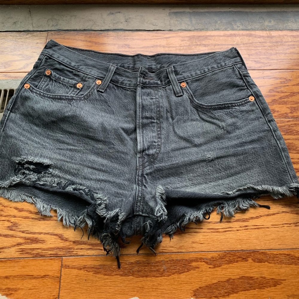 Denim shorts